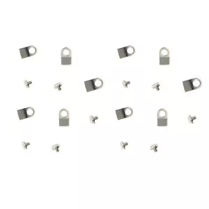 Set 10 Viti e Rondelle Morsetti Tab per Movimento Orologio ETA 2824 2834 2846 2836 - Foto 1 di 10