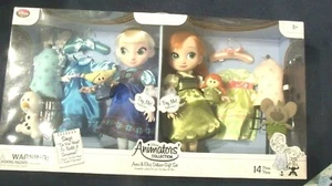 Juego de muñecas de lujo Frozen Anna y Elsa animadores de tiendas Disney 16' - Imagen 1 de 1