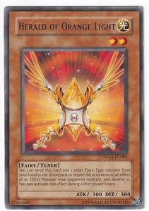 Yugioh- 1X Herald of Orange Light - Rare - Unlimited - TDGS-EN082 - Near Mint - Picture 1 of 1