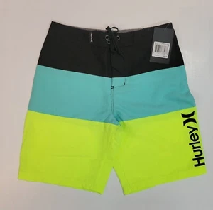 Boys Hurley Tropical Twist Swim Trunks Size 10 NWT - Picture 1 of 4