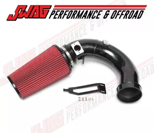 CAI negro recubierto de polvo para 07-12 Dodge Ram 6.7 Cummins diésel - Imagen 1 de 1