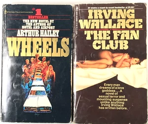 WHEELS & THE FAN CLUB - Two Vintage POTBOILER Paperback Novels -1970s -Both 1sts - Picture 1 of 9