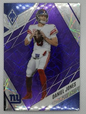 2022 Phoenix Daniel Jones Purple Lazer Prizm /99 #95 Giants - Image 1 of 4
