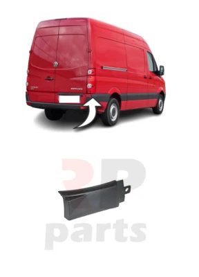 FOR MB SPRINTER 07-18, VW CRAFTER 06-17 REAR SIDE MOLDING TRIM BLACK RIGHT O/S - Image 1 of 4