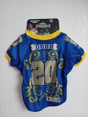 Camiseta de futebol Snoop Doggie Doggs Dog Pet stretch intervalo luxo tamanho M - Imagem 1 de 4