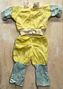 Completo jogger vintage cavolo patch bambini - giallo blu tuta tuta tuta vestiti - Foto 1 di 5