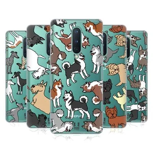 HEAD CASE DOG BREED PATTERNS 6 SOFT GEL CASE & WALLPAPER FOR AMAZON ASUS ONEPLUS - Picture 1 of 17