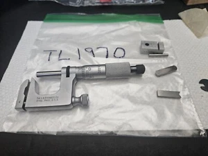 STARRETT #220C-RL 0-1" .001" MUL-T-ANVIL MICROMETER W/BOX EDP 50741 (TL1970) - Picture 1 of 8