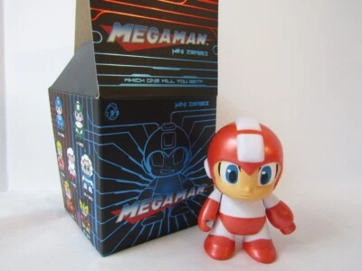 Loot Crate Mega Man Megaman mini series red and white variant figure KidRobot - Image 1 of 4
