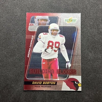 2000 Score Building Blocks Arizona Cardinals Football Card #BB15 David Boston - Image 1 of 2