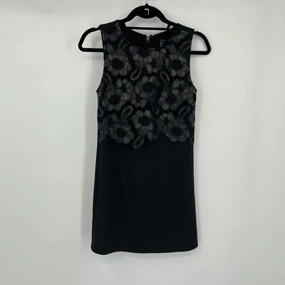 Vestido Forever 21 Mujer Pequeño Negro Sin Mangas Floral Informal Fiesta Cóctel Nuevo Foto 1 de 4