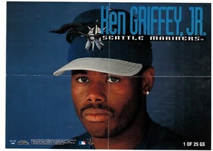 Póster Fleer Sports Illustrated Then & Now 1998 Ken Griffey Jr 1 de 25 inserto GS - Imagen 1 de 4