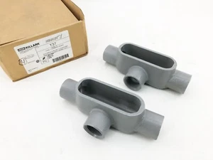 Karton mit 2 neuen Killark T37 Leitungskörpern 1" Handelsgröße - Bild 1 von 5