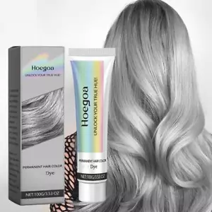 ❀100g Silver Hair Dye Cream O79C - Foto 1 di 11