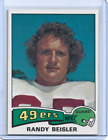 Carte de football Randy Beisler-San Francisco 49ers-1975 Topps #138