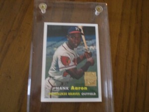 1957 Topps - #20 Hank Aaron (Reprint)