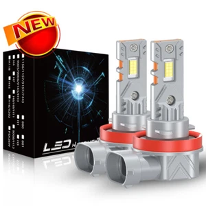 FOR TOYOTA PRADO 150 2009-2012 H11 LED Headlight Low Beam Bulbs Kit Globes 6000K - Picture 1 of 10