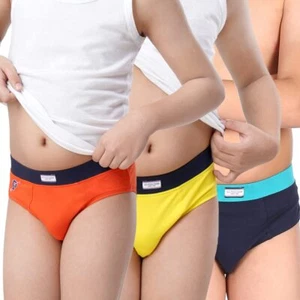 U.S. POLO ASSN. Boys Brief Multi-Color 4-12 Years Underwear Daily Use Regular F - Picture 1 of 4