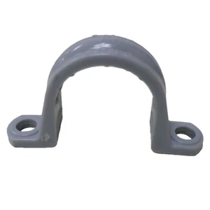 9 New Carlon 2-Hole 3/4" PVC E977EC Gray Electrical Conduit Clamps - Picture 1 of 4