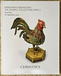 CHRISTIES Auction Catalog 9/16/2015 Sowell Collection Pt II, Mandarin Menagerie - Picture 1 of 6
