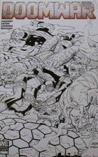 Doomwar #1 Comic 2010 - Marvel Comics 2nd Print - Fantastic Four Wolverine X-Men