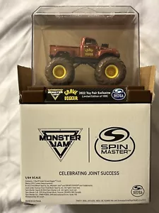 2022 Spin Master Monster Jam Toy Fair Exclusive Grave Digger Pickup - 1/1000! - Picture 1 of 1