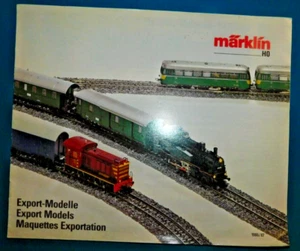 CATALOGUE MARKLIN EXPORT MODELS HO. 1986/87 F, D, ENG . 12 PAGES . LOCOMOTIVE - Picture 1 of 3