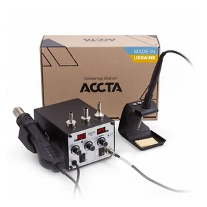 Hot Air Station Accta 401 Rework Iron Hakko Lead Free Soldering 450 W 220 V - Picture 1 of 6