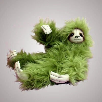 Spencer sloth soft toy sewing pattern.  14" sloth by pcbangles - Image 1 of 4