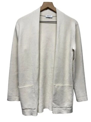 Cárdigan Aritzia Babaton Crema Frente Abierto Mujer Talla S Bolsillos Minimalista Foto 1 de 4