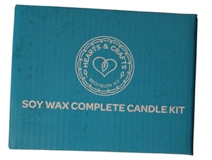 Hearts & Crafts DIY Complete Soy Wax Candle Making Kit - 1 lb Soy Candle Wax Kit - Picture 1 of 3