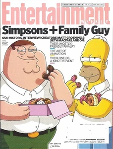 Simpsons Family Guy Entertainment Weekly Sep 2014 Dan Stevens Nick Cave Ferrante - Picture 1 of 1