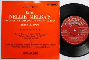 Nellie Melba A Souvenir Of Dame Nellie Melba's Farewell Performance June 8th 192 - Picture 1 of 9