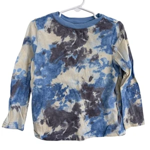 Antigua camiseta azul marino tie dye manga larga talla 4T algodón - Imagen 1 de 3