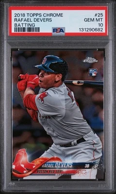 2018 Topps Chrome - Rafael Devers #25 (RC) Foto 1 de 2