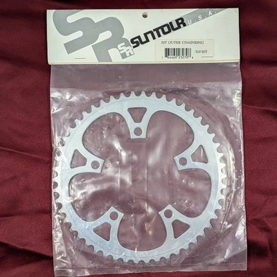 SR Suntour 50t 110 BCD Outer Chainring SR 307 NOS NIB - Image 1 of 4