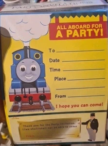 THOMAS TANK ENGINE Pack of 20 Sheets Kids Children Birthday Party Invitations - Picture 1 of 4