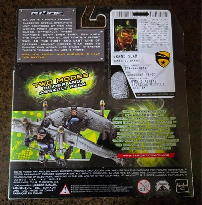 Hasbro 2009 G.I. Joe The Rise of Cobra Air Assault Glider with Grand Slam Sealed - Image 1 of 4