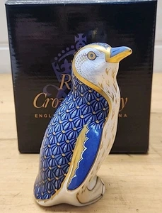 Royal Crown Derby Penguin 'FAIRY' Paperweight   MINT IN BOX - Foto 1 di 6