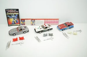 Vintage Transformers Prowl Bluestreak Smokescreen G1 100% Complete Nice Original - Picture 1 of 23
