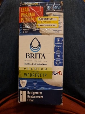 Brita Refrigerator Replacement Filter, Model WFBRFGE1P - Brand New - Image 1 of 4