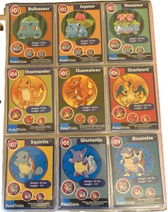 1999 Pokemon Cards Complete Set of 151 Original Burger King Poketrivia Promo BK - Picture 1 of 17