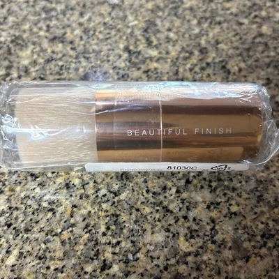 Cepillo de base BareMinerals oro rosa HERMOSO ACABADO tamaño completo NUEVO sellado Foto 1 de 2