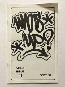 Who's Up Vol.1 #1 Sept. 1996 Graffiti Magazine - Rare - Picture 1 of 3