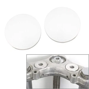 Motorcycle Handlebar Riser Top Clamp Cover Silver For Harley Dyna Fat Bob FXDF - Picture 1 of 8