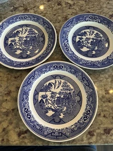 Vtg Royal China Blue Willow Ware 10.5" Handled Platter/Tray Serving Plate - Picture 1 of 8