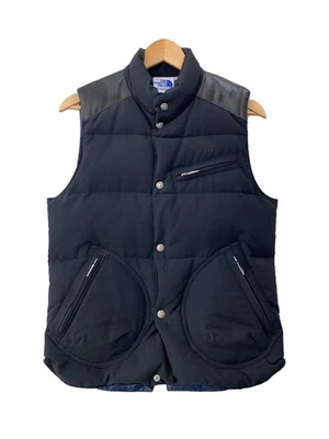 Chaleco de Plumón JUNYA WATANABE OMME des GARCONS S Nylon NVY WD-V101 AD2009 Cuero Foto 1 de 4