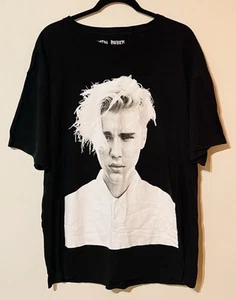 Official Justin Bieber Purpose Tour Concert T-Shirt Size Large Unisex - Picture 1 of 5