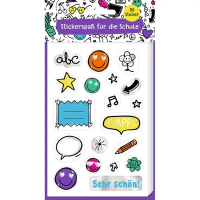 Stickerbogen: Sticker - Stickerspaß für die Schule - Bild 1 von 4
