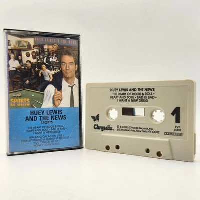 Huey Lewis And The News Sports Cassette 1983 Chrysalis Records FVT 41412 - Image 1 of 4